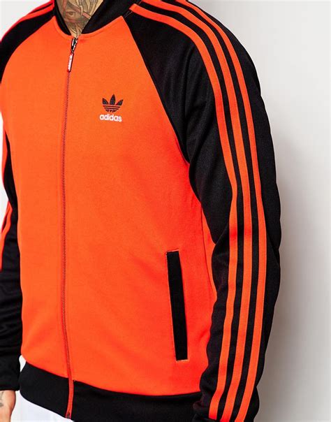 adidas jacke orange schwarz|Men's Orange Jackets .